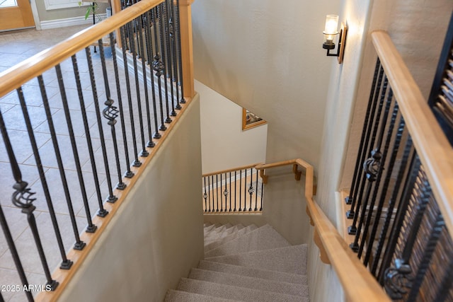 view of stairs