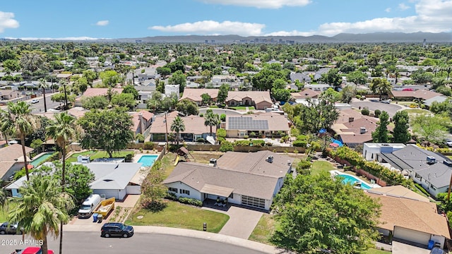 615 E Winter Dr, Phoenix, AZ 85020 - aerial view of residential area featuring a mountainous background