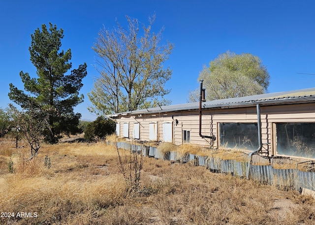 view of home's exterior