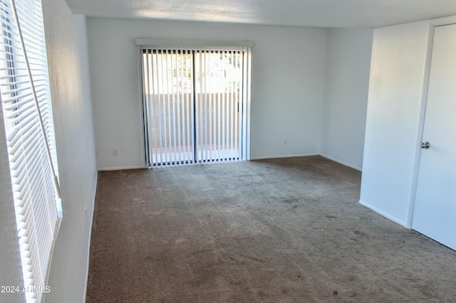 empty room with carpet floors