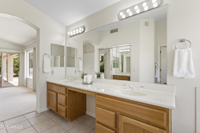 19010 N 35th Way, Phoenix, AZ 85050 - full bath with double vanity and tile patterned flooring