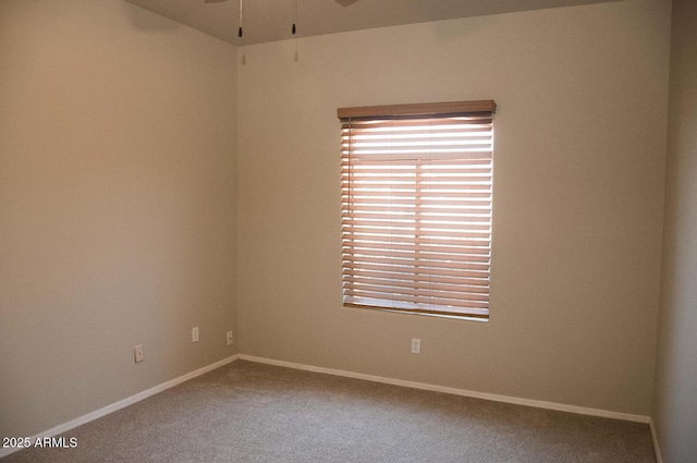 749 N 99th St, Mesa, AZ 85207 - carpeted spare room featuring a ceiling fan and baseboards