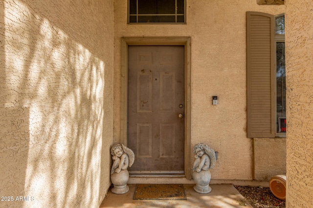 view of entrance to property