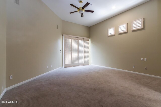 interior space featuring light colored carpet