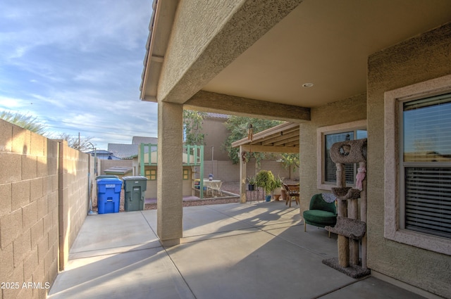 view of patio