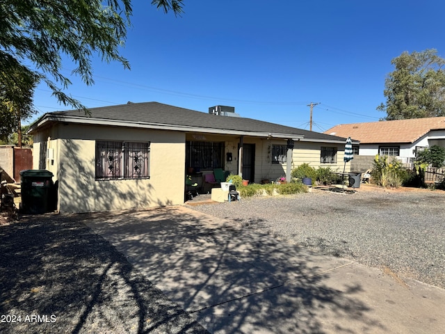 view of ranch-style home