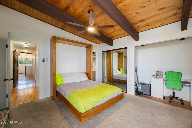 730 Mingus Ave, Prescott, AZ 86301 - bedroom with wooden ceiling and wood finished floors
