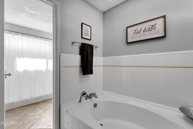 bathroom with a bathtub