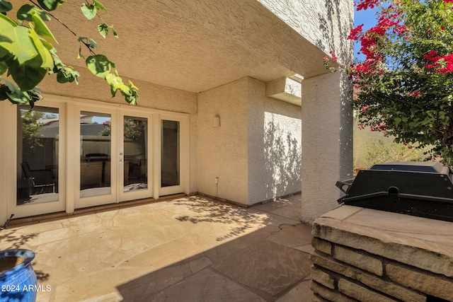 view of patio / terrace with french doors