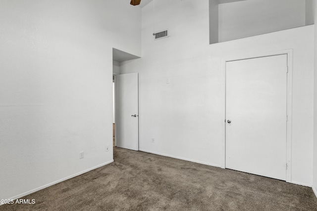 1245 W Cindy St, Chandler, AZ 85224 - unfurnished bedroom with carpet, a towering ceiling, and baseboards