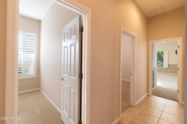 4241 E Andre Ave, Gilbert, AZ 85298 - hallway featuring light colored carpet and baseboards