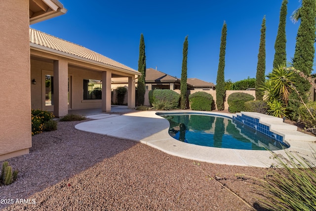 4241 E Andre Ave, Gilbert, AZ 85298 - view of swimming pool featuring a patio area and a fenced backyard