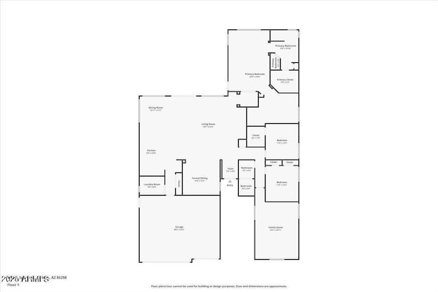 4241 E Andre Ave, Gilbert, AZ 85298 - view of property floor plan