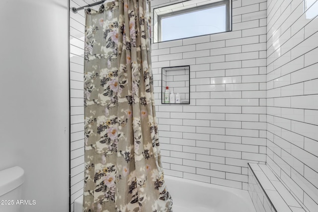 35150 N Bell Rd, Queen Creek, AZ 85144 - full bath featuring toilet and shower / bath combo with shower curtain