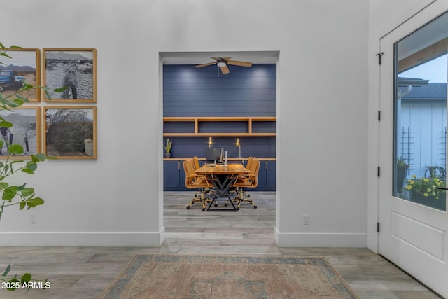 35150 N Bell Rd, Queen Creek, AZ 85144 - foyer entrance with wood finished floors and baseboards