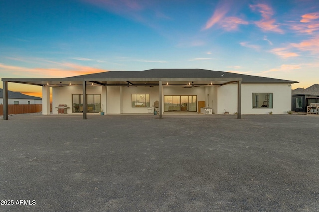 35150 N Bell Rd, Queen Creek, AZ 85144 - rear view of property featuring a patio area and ceiling fan