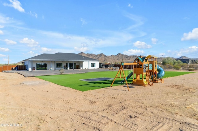 35150 N Bell Rd, Queen Creek, AZ 85144 - community playground with a yard and a mountain view