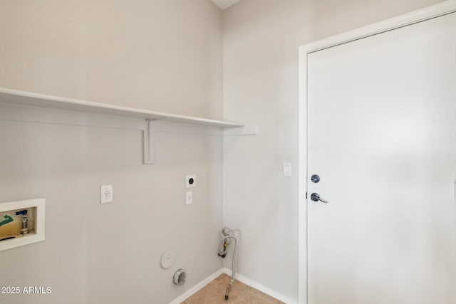 1801 W Nighthawk Way, Phoenix, AZ 85045 - laundry room featuring hookup for a gas dryer, washer hookup, electric dryer hookup, and baseboards