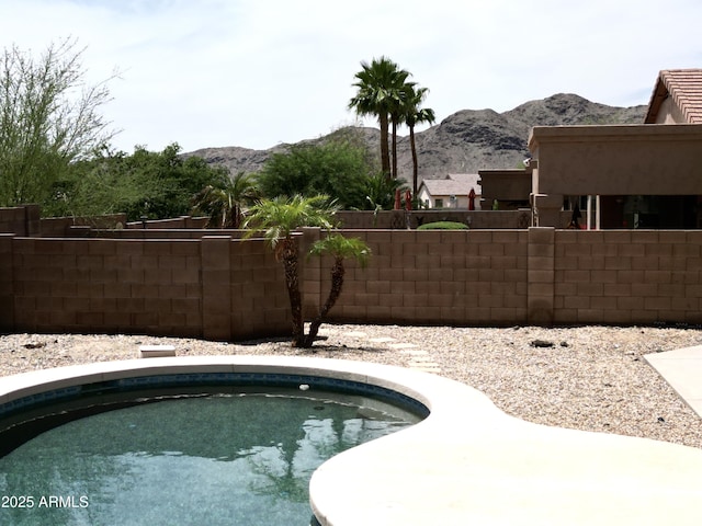 1801 W Nighthawk Way, Phoenix, AZ 85045 - view of swimming pool with a mountain view