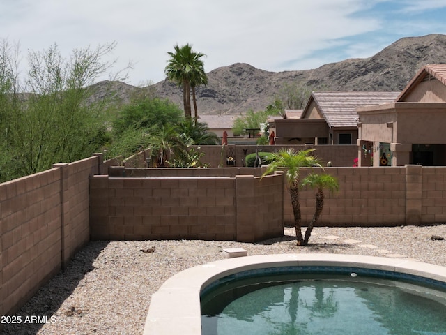 1801 W Nighthawk Way, Phoenix, AZ 85045 - view of swimming pool featuring a mountain view