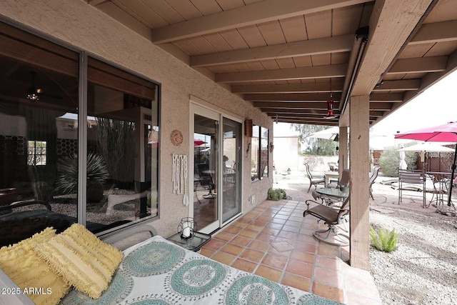 view of patio / terrace with outdoor dining area