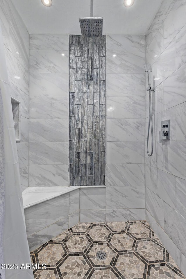 20769 N 106th Ln, Peoria, AZ 85382 - full bath with recessed lighting and a tile shower