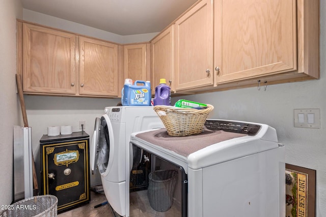 20769 N 106th Ln, Peoria, AZ 85382 - washroom with washing machine and clothes dryer and cabinet space