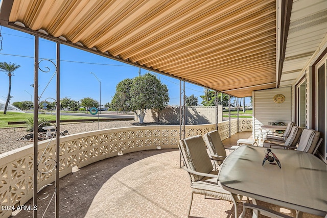 view of patio