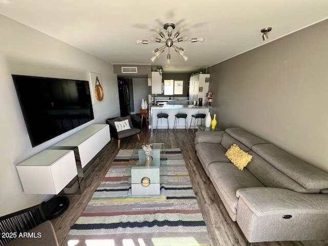 4610 N 68th St N Unit 476, Scottsdale, AZ 85251 - living room featuring wood finished floors