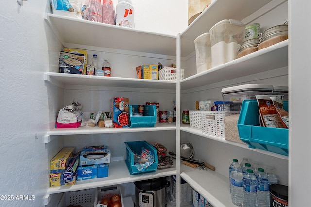 view of pantry