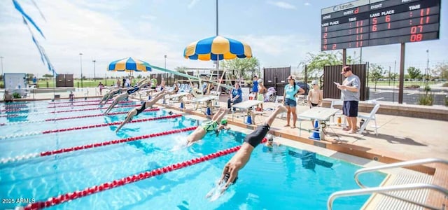 view of swimming pool