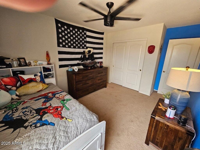 2514 W Big Oak St, Phoenix, AZ 85085 - carpeted bedroom with ceiling fan