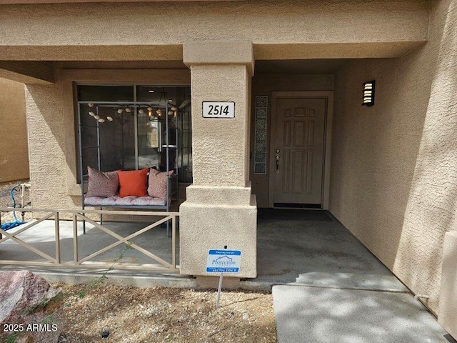 2514 W Big Oak St, Phoenix, AZ 85085 - view of exterior entry featuring stucco siding