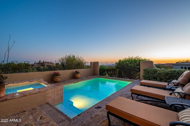 40039 N 107th Pl, Scottsdale, AZ 85262 - view of pool featuring an in-ground hot tub