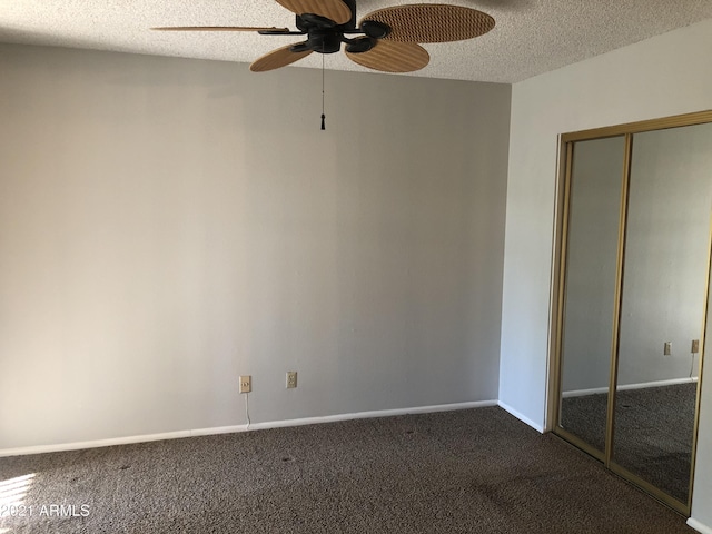 4042 E Carson Rd, Phoenix, AZ 85042 - carpeted spare room featuring a ceiling fan and a textured ceiling