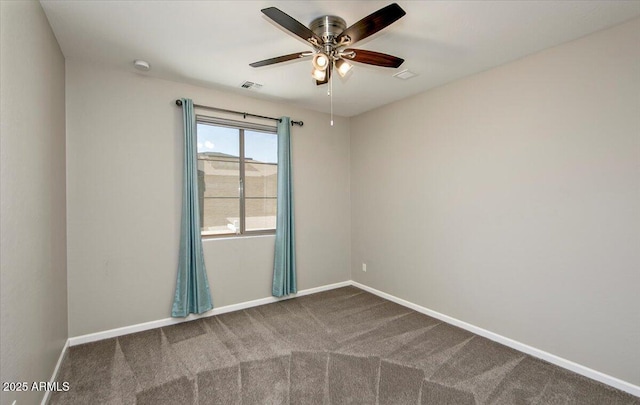 7769 E Lavender Loop, Prescott Valley, AZ 86315 - carpeted spare room with ceiling fan, baseboards, and a smoke detector