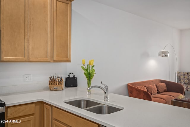 kitchen featuring sink