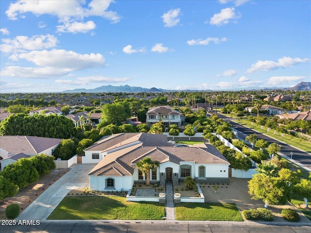 3354 E Jaeger Cir, Mesa, AZ 85213 - aerial view of residential area with a mountainous background