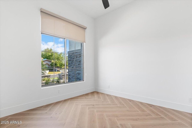 3354 E Jaeger Cir, Mesa, AZ 85213 - unfurnished room featuring baseboards and a ceiling fan