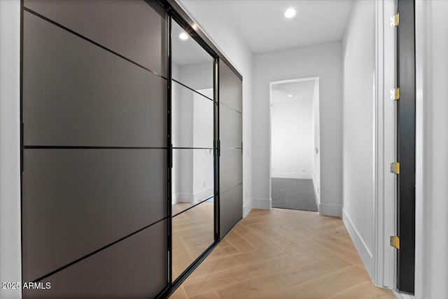 3354 E Jaeger Cir, Mesa, AZ 85213 - hall featuring recessed lighting and baseboards