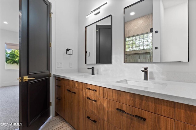 3354 E Jaeger Cir, Mesa, AZ 85213 - full bath featuring double vanity and recessed lighting