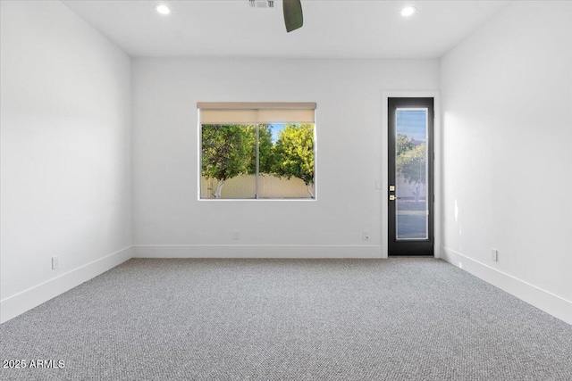 3354 E Jaeger Cir, Mesa, AZ 85213 - empty room featuring carpet floors and recessed lighting