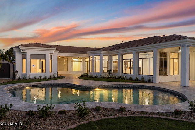 3354 E Jaeger Cir, Mesa, AZ 85213 - swimming pool with a patio