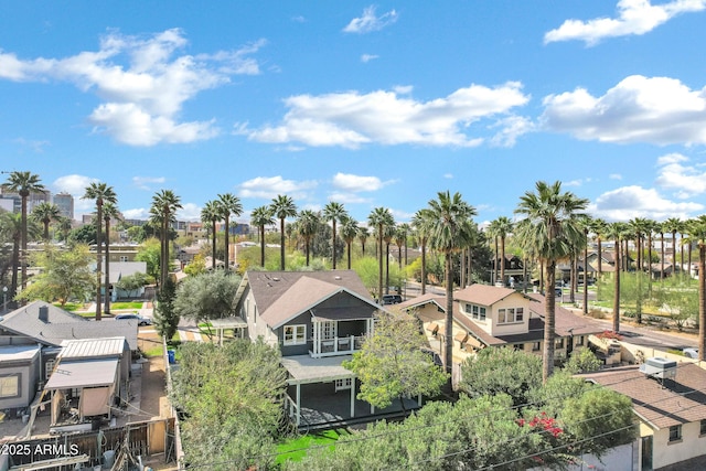 birds eye view of property featuring a residential view