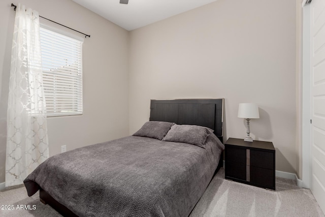 3852 E Bartlett Way, Chandler, AZ 85249 - carpeted bedroom with baseboards and a ceiling fan