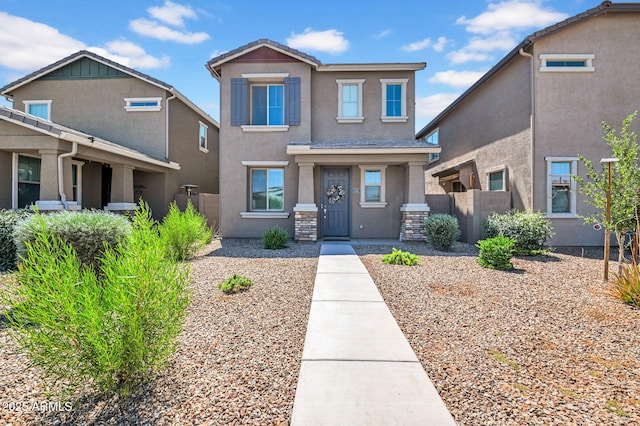 5741 W Warner St, Phoenix, AZ 85043 - view of front of property featuring stucco siding