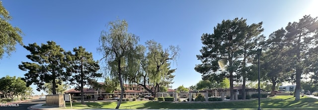 surrounding community with a lawn