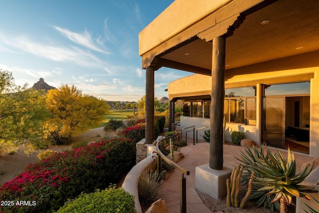 view of patio