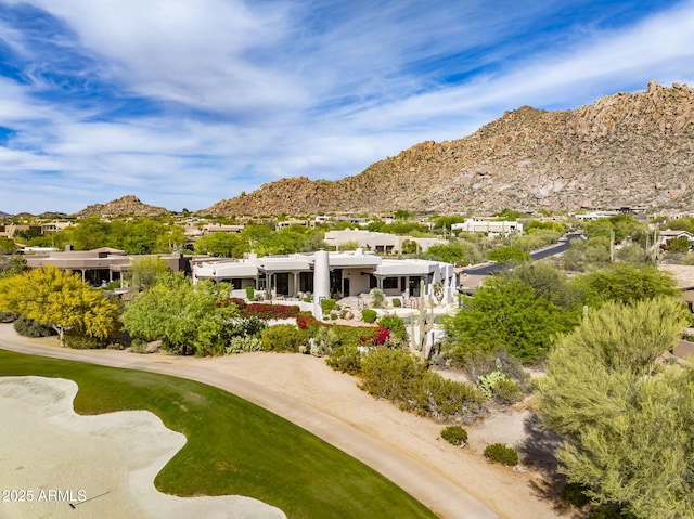 exterior space with golf course view