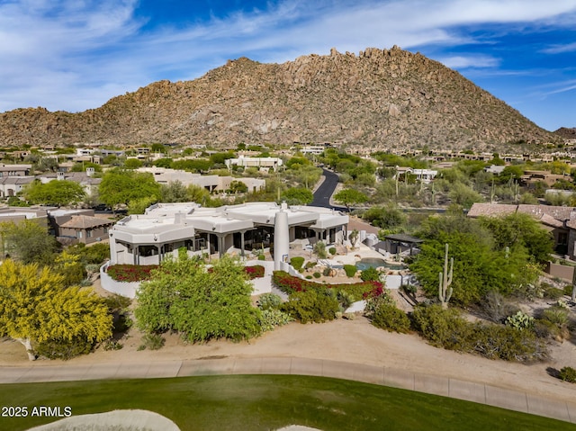 mountain view featuring a residential view